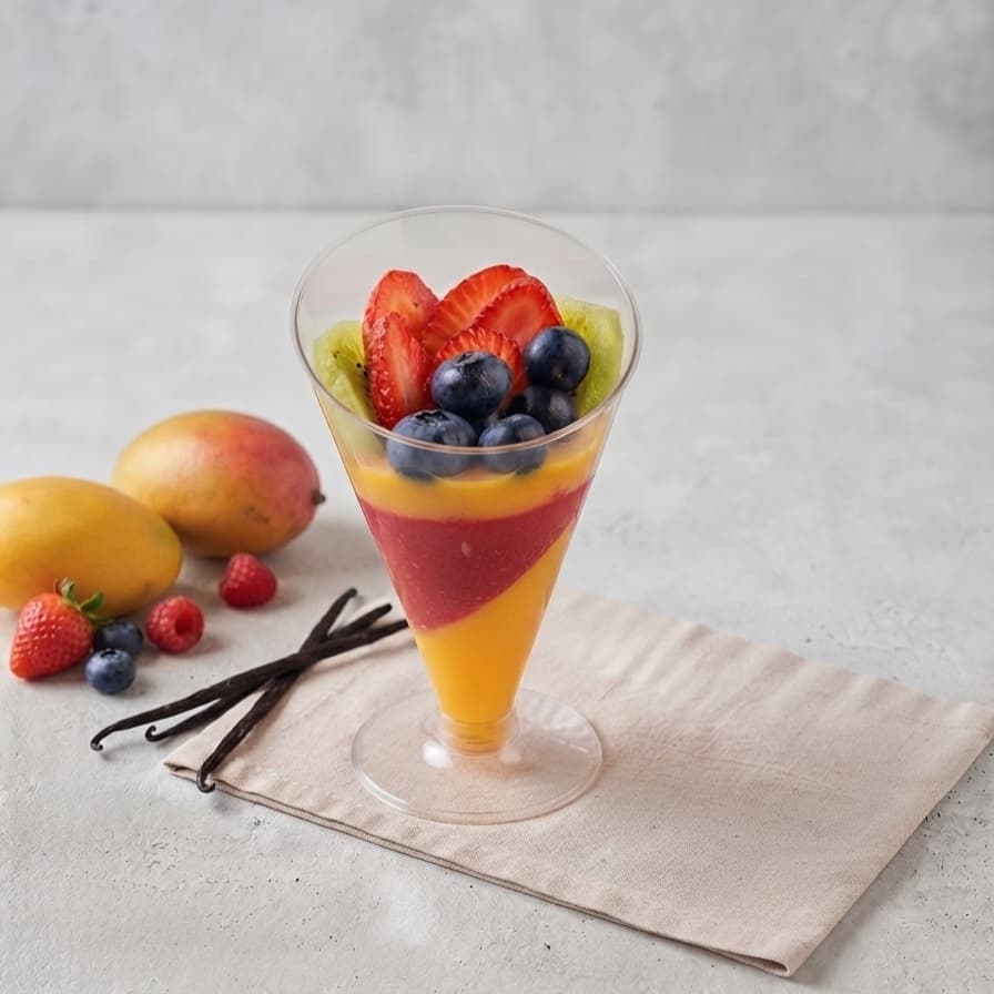 Gelatina frutas