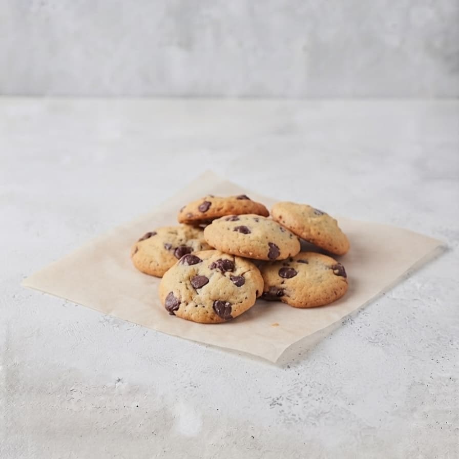 Galletas con chispas de chocolate
